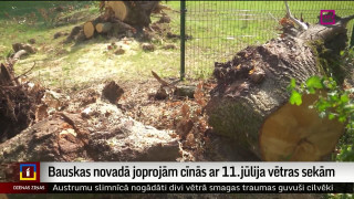 Bauskas novadā joprojām cīnās ar 11. jūlija vētras sekām