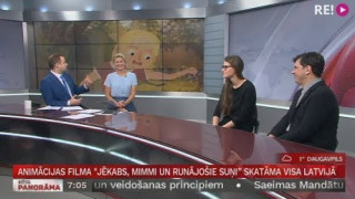 Animācijas filma "Jēkabs, Mimmi un runājošie suņi" skatāma visā Latvijā