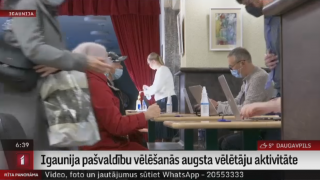 Igaunija pašvaldību vēlēšanās augsta vēlētāju aktivitāte