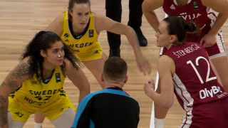 Eiropas čempionāta atlases spēle basketbolā sievietēm. Zviedrija – Latvija