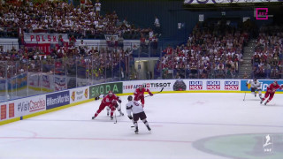 Pasaules hokeja čempionāta spēle Polija - Latvija 1:0