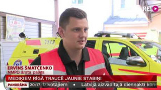 Mediķiem Rīgā traucē jaunie stabiņi