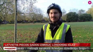 Latvietis piecos gados izbrauc Londonas ielas