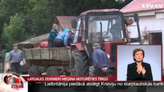 Latgales zemnieki mēģina noturēties tirgū