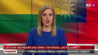 Lietuva nepiekāpjas Ķīnai Taivānas jautājumā