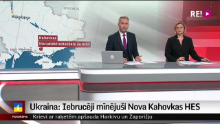 Ukraina: Iebrucēji mīnējuši Nova Kahovkas HES
