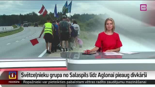 Svētceļnieku grupa no Salaspils līdz Aglonai pieaug divkārši