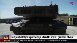 Dānijas bataljons pievienojas NATO spēku grupai Latvijā