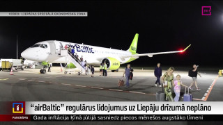 "airBaltic" regulārus lidojumus uz Liepāju drīzumā neplāno