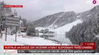 Austrijā un Šveicē  cer decembrī atsākt slēpošanas trašu darbību