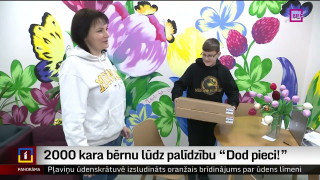 2000 kara bērnu lūdz palīdzību "Dod pieci!"