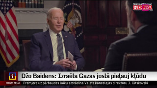 Džo Baidens: Izraēla Gazas joslā pieļauj kļūdu