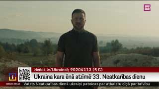 Ukraina kara ēnā atzīmē 33. Neatkarības dienu