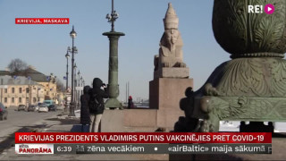 Krievijas prezidents  Vladimirs Putins vakcinējies pret Covid-19