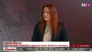 Intervija ar CSP Sociālās statistikas departamenta direktora vietnieci Sigitu Šulcu