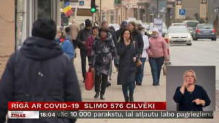 Rīgā ar Covid-19  slimo 576 cilvēki