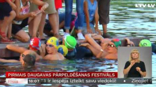 Pirmais Daugavas pārpeldēšanas festivāls