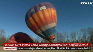 25 gadi kopš pirmā gaisa balona lidojuma neatkarīgā Latvijā