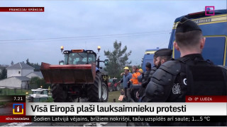 Visā Eiropā plaši lauksaimnieku protesti