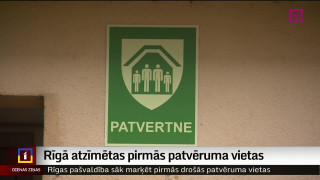 Rīgā atzīmētas pirmās patvēruma vietas