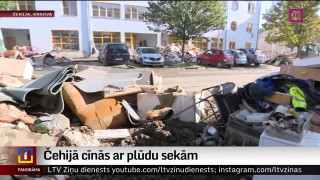 Čehijā cīnās ar plūdu sekām