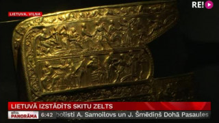 Lietuvā izstādīts skitu zelts
