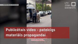 Video ar Krievijas pilsoni, kas ierodas kārtot valsts valodas pārbaudi, izmanto propagandā