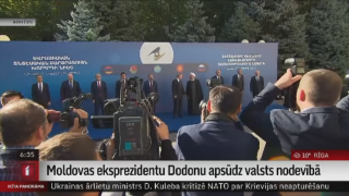 Moldovas eksprezidentu Dodonu apsūdz valsts nodevībā