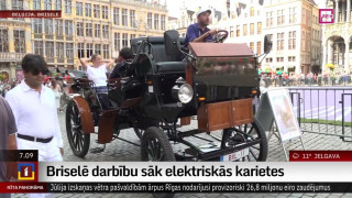 Briselē darbību sāk elektriskās karietes