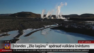 Islandes "Zilo lagūnu" apdraud vulkāna izvirdums