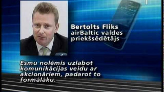 airBaltic prezidentam ar Satiksmes ministru radusies kļūda komunikācijā