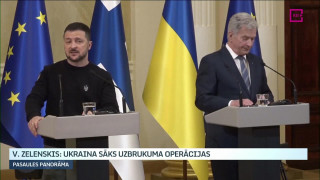 Zelenskis: Ukraina sāks pretuzbrukuma operācijas