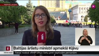 Baltijas ārlietu ministri apmeklē Kijivu