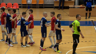 Latvijas telpu futbola čempionāta finālspēle FC "Petrow/Jelgava" - FK "Raba"