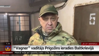 "Vagner" vadītājs Prigožins ieradies Baltkrievijā