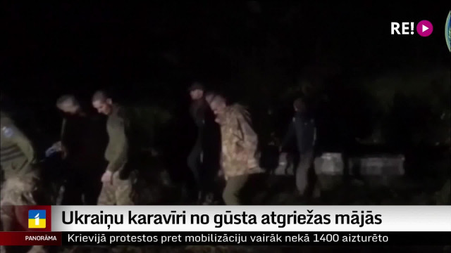 Ukraiņu karavīri no gūsta atgriežas mājās