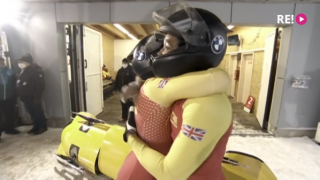 Pasaules čempionāts bobslejā. 4.brauciens sievietēm. Sacensību momenti