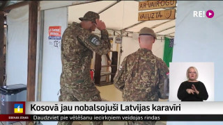 Kosovā jau nobalsojuši Latvijas karavīri