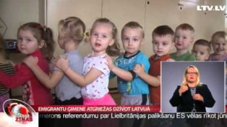 Emigrantu ģimene atgriežas dzīvot Latvijā