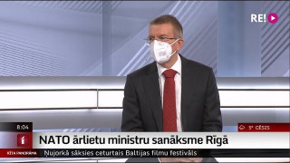 Intervija ar ārlietu ministru Edgaru Rinkēviču par NATO ārlietu ministru sanāksmi Rīgā