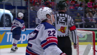 Pasaules hokeja čempionāta spēles ASV - Francija spēles epizodes
