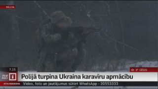 Polijā turpina Ukrainas karavīru apmācību