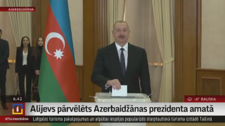 Alijevs pārvēlēts Azerbaidžānas prezidenta amatā