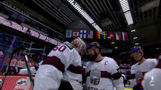 Latvijas hokejisti atstāj Kazahstānu sausā un izcīna trešo uzvaru