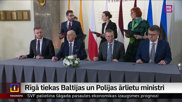 Rīgā tiekas Baltijas un Polijas ārlietu ministri