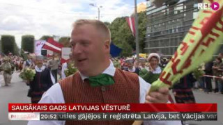 Sausākais gads Latvijas vēsturē