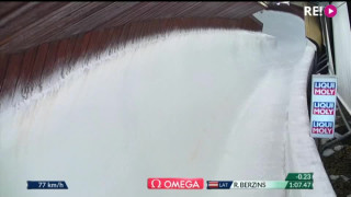 Pasaules kausa izcīņa bobslejā. Ralfa Bērziņa ekipāžas otrais brauciens