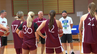 Latvijas sieviešu U-20 basketbola izlase gatavojas Eiropas čempionātam