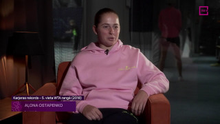 Tenisiste Aļona Ostapenko jaunajai sezonai izvirza sev augstus mērķus