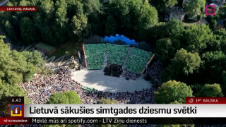 Lietuvā sākušies simtgades dziesmu svētki